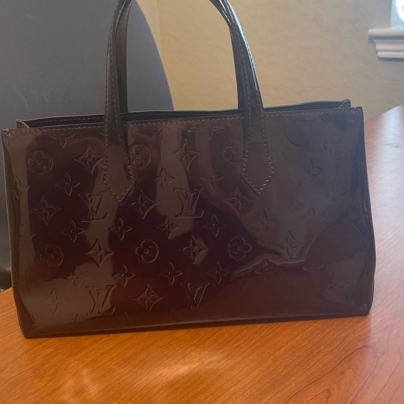Authentic Louis Vuitton Vernis Leather Handbag Wilshire - Picture 15 of 16